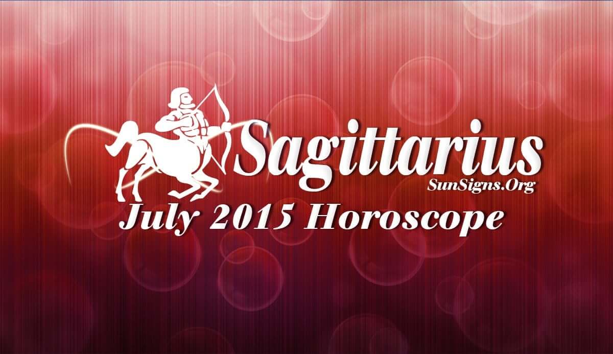 Sagittarius July 2015 Horoscope predicts that this is a month for career and personal objectives rather than family affairs