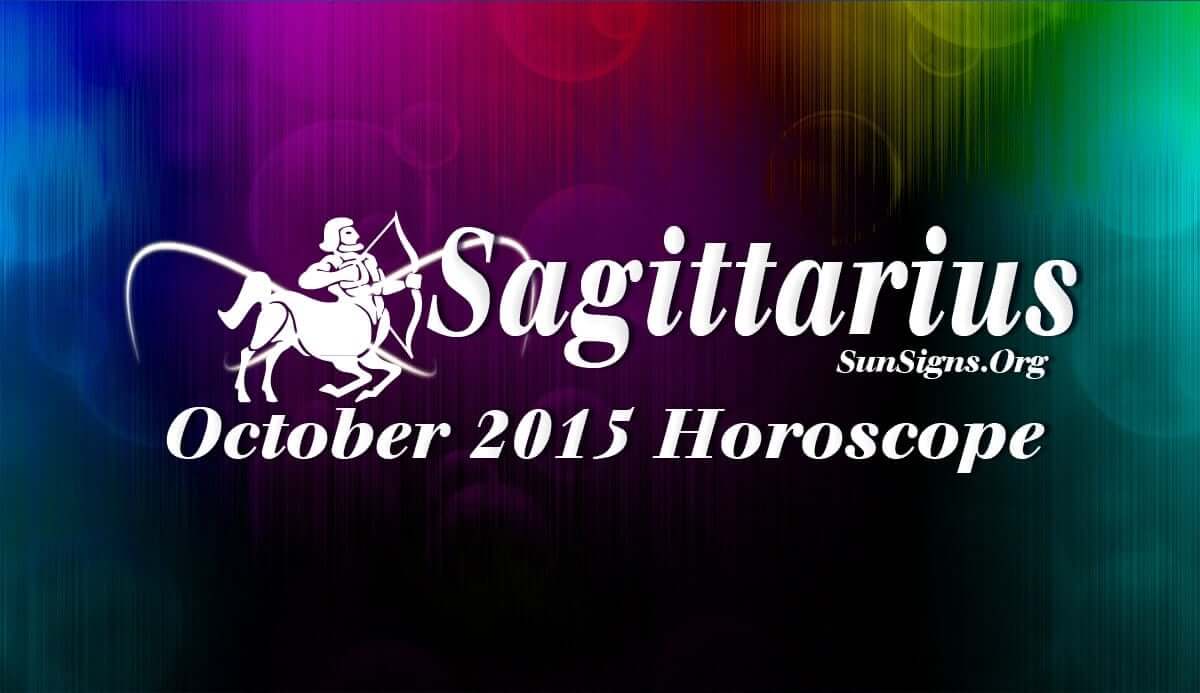 October 2015 Sagittarius Horoscope forecasts the dominance of personal ambitions and determination during October 2015