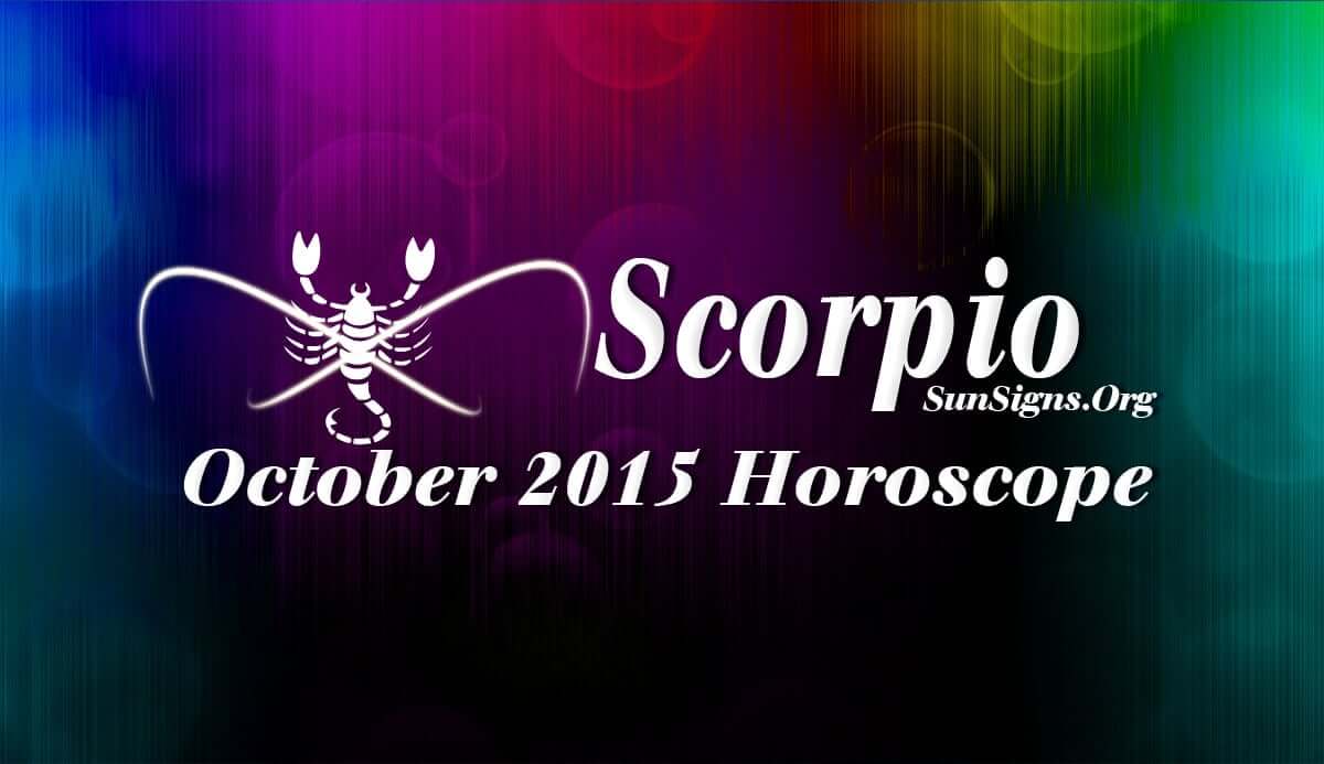 The Scorpio October 2015 predictions forecast that you should balance your personal ambitions with the interests of other people this month