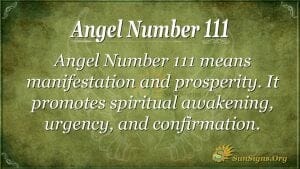 Angel Number 111 Meaning - Why Are You Seeing 111? - SunSigns.Org
