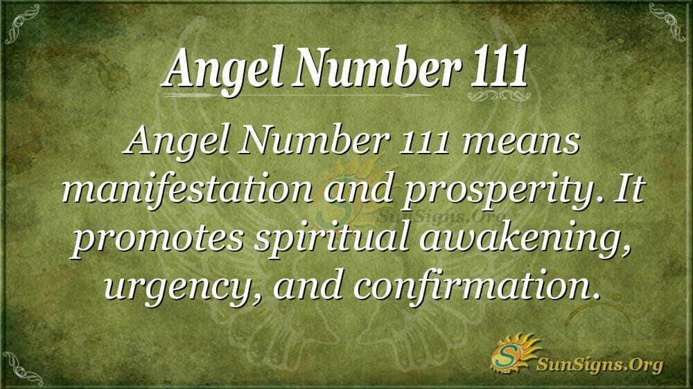 Angel Number 111 Meaning  Why Are You Seeing 111  2022 