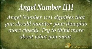 Angel Number 1111