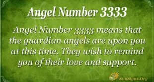 Angel Number 3333