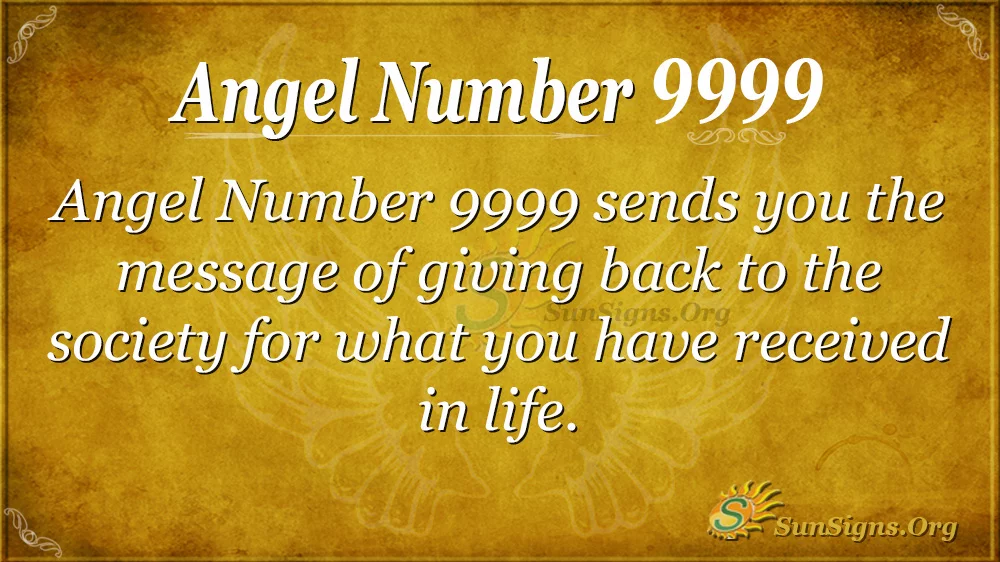 Angel Number 9999