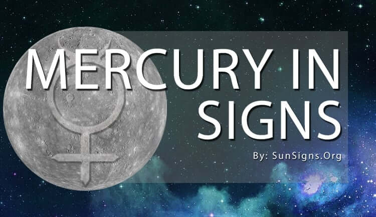 the Mercury in signs