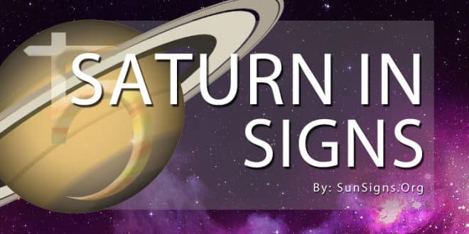 Saturn in Signs