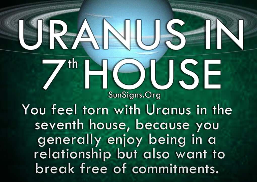 The Uranus in seventh house