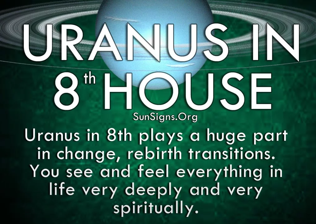 Uranus în casa a opta