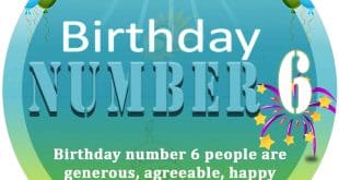 Birthday Number 6