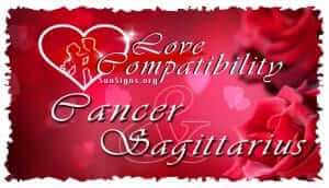 Cancer Sagittarius Love Compatibility - SunSigns.Org