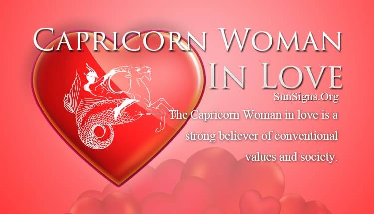 capricorn woman in love