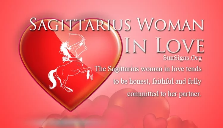 sagittarius woman in love