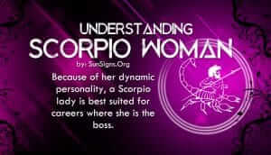 scorpio woman understanding sign zodiac personality sunsigns signs careers