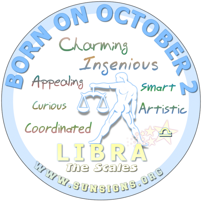 October 2 Birthday Horoscope Personality