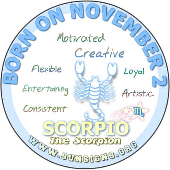 Quel zodiaque est le 2 novembre?