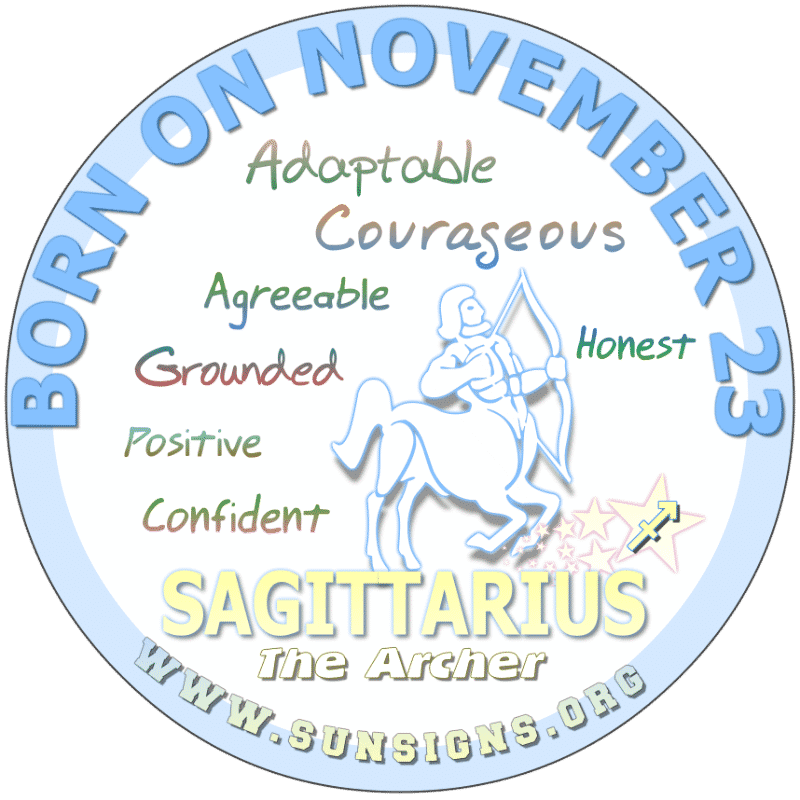 november 23 zodiac sign sagittarius
