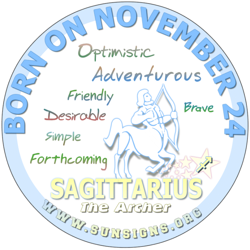 november 24 zodiac sign sagittarius