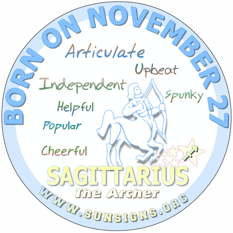 november 27 zodiac sign sagittarius