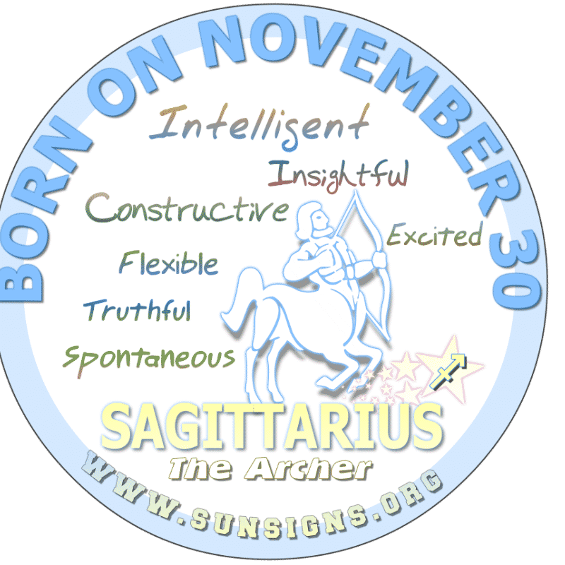 november 30 zodiac sign sagittarius