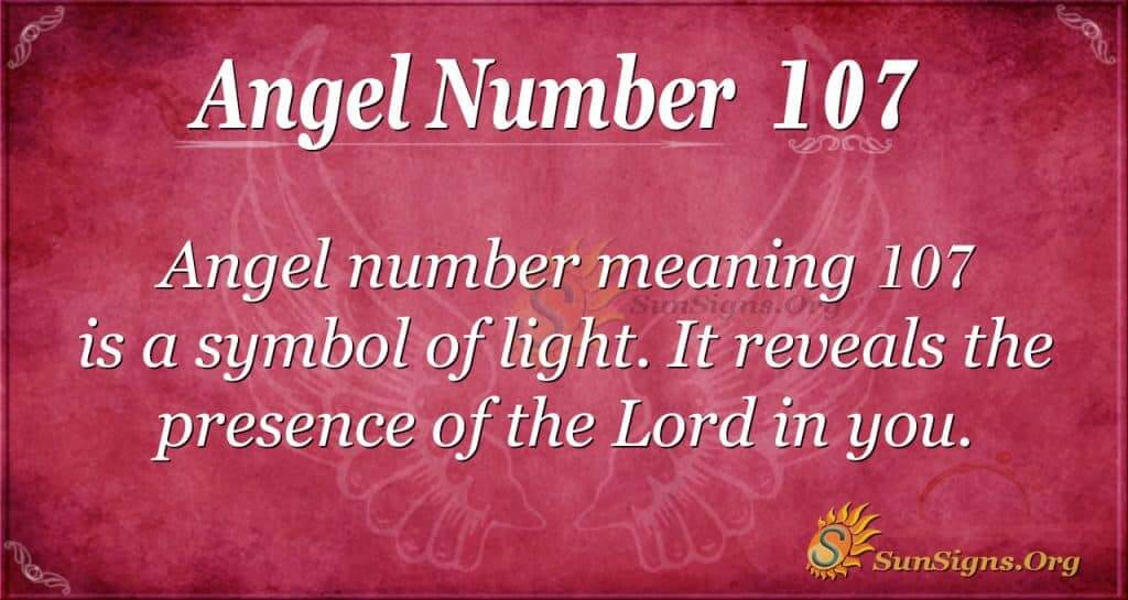 angel number 107