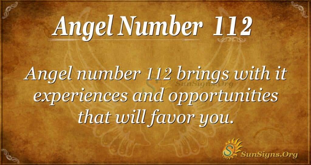angel number 112