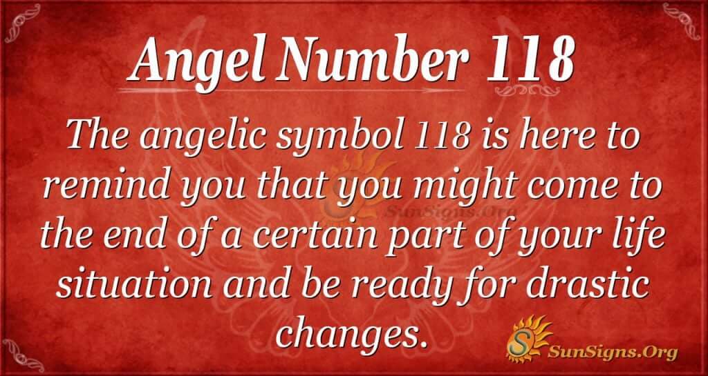 angel number 118