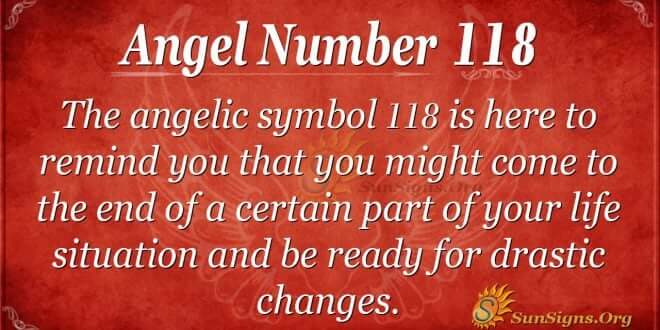 angel number 118
