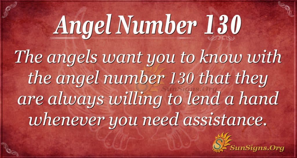 angel number 130