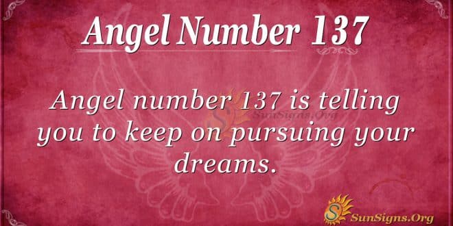 angel number 137