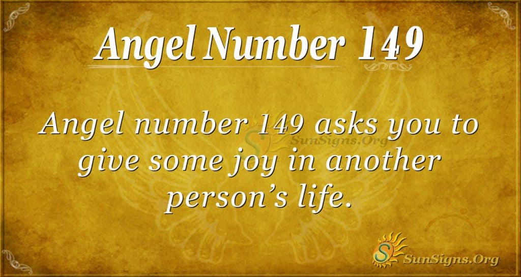 angel number 149