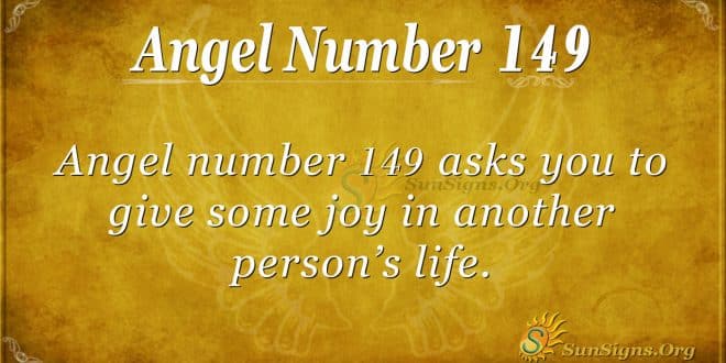 angel number 149