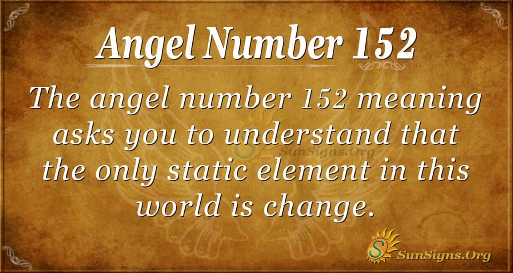 Número de ángel 152