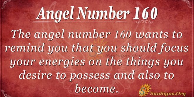 angel number 160