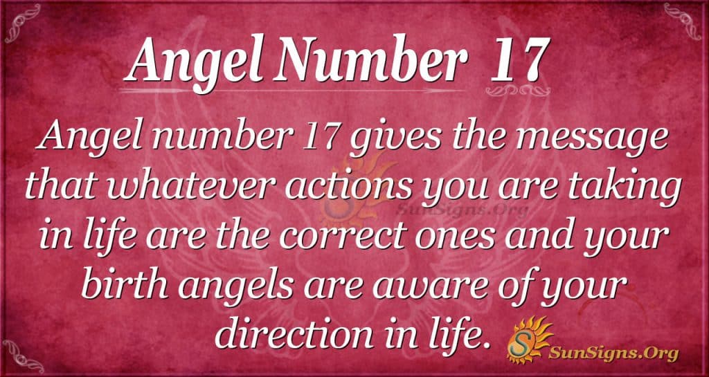 angel number 17