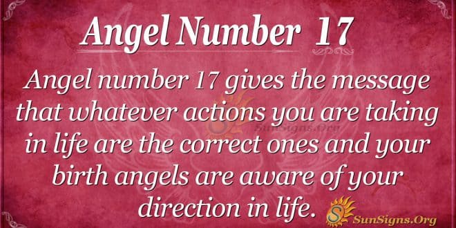 angel number 17