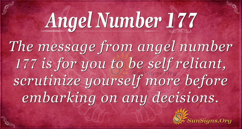 angel number 177