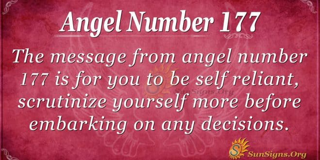 angel number 177