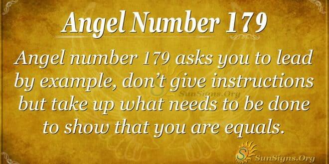 angel number 179