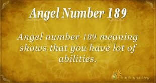 angel number 189
