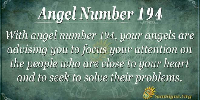 angel number 194