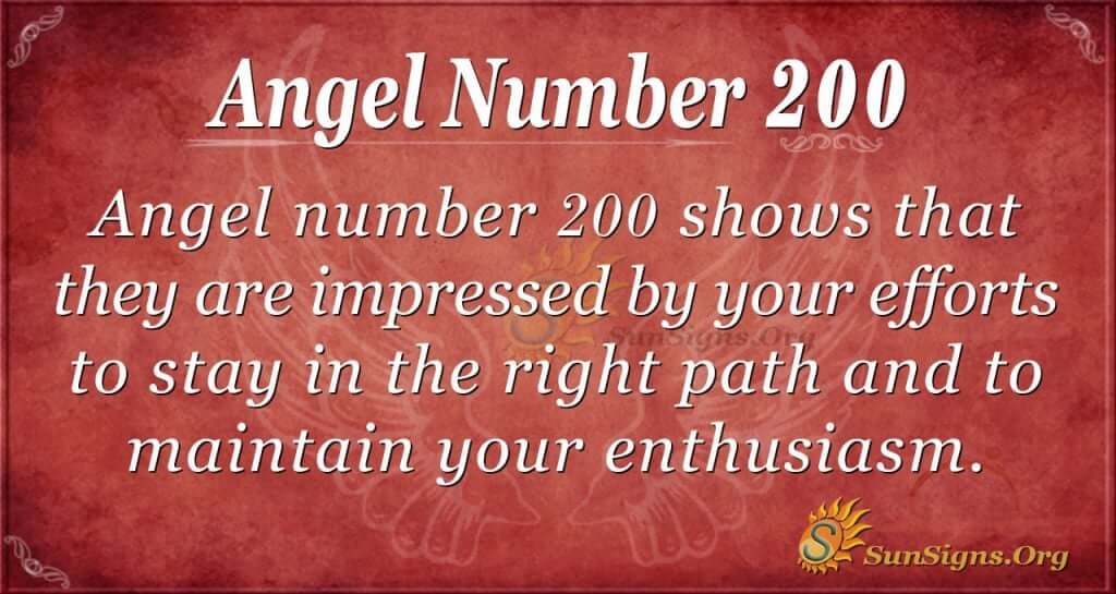 angel number 200