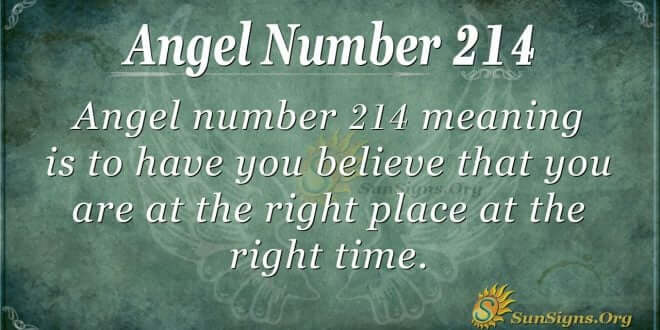 angel number 214