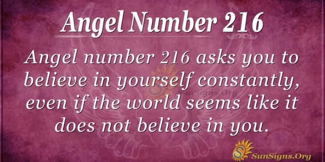 angel number 216