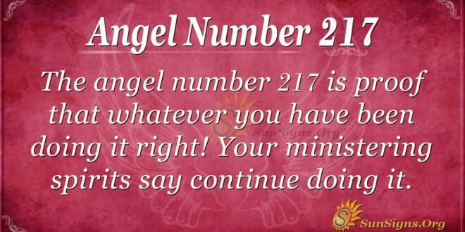 angel number 217