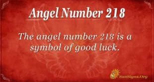 angel number 218