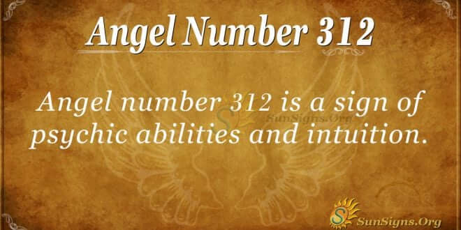 Angel Number 312