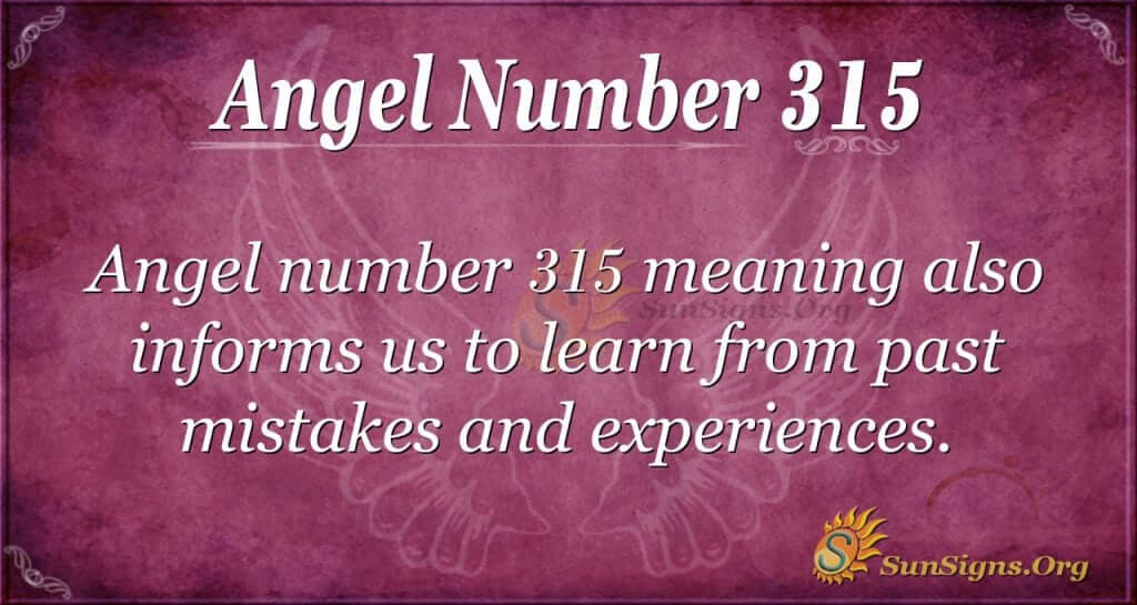 Angel Number 315