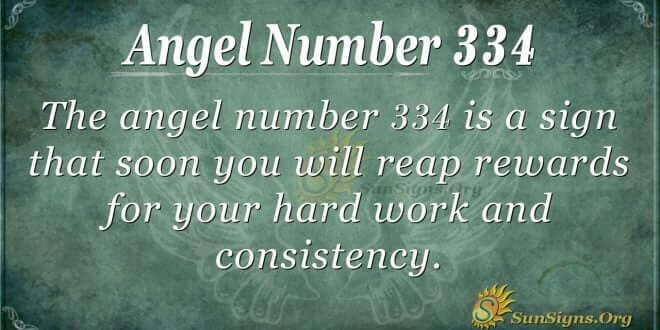 Angel Number 334