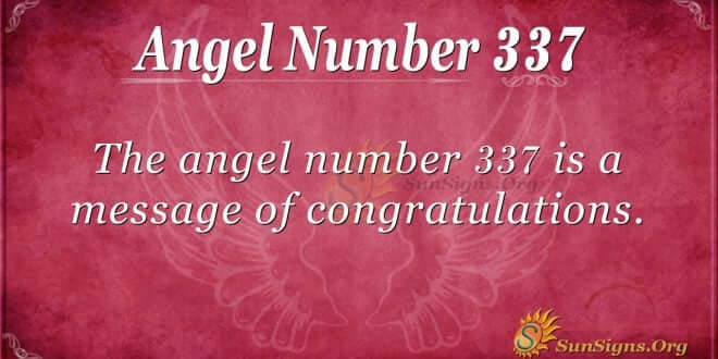 Angel Number 337