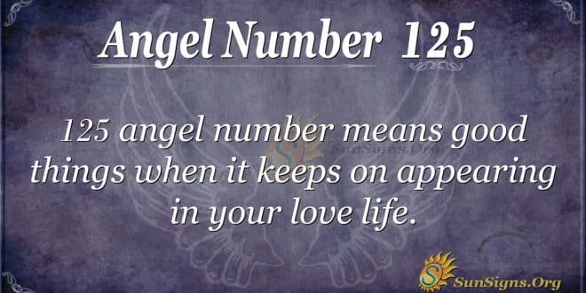 angel number 125